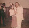 CONNIE KELLEY AND NICK PANCO AT HER WEDDING MID 1970S