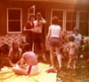 DAN KELLEY COOKOUT AT BOXWOOD RD HOUSE MID 1970S