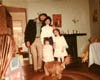 DAN-SISSY-ANDREA-MEGAN-NICKY DOG GLENVILLE DINING RM EARLY 1980S