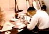 DAVE KELLEY AT DUPONT TEXTILE RESEARCH LABS CIRCA EARLY 1960S