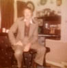 DAVE KELLEY IN LIVING RM OF VILONE VILLAGE ELSMERE HOME 1970S