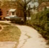DAVE KELLEY OUT FRONT OF HIS VILONE VILLAGE HOME EARLY 1970S