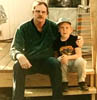 DAVE KELLEY WITH HIS GRANDSON NICHOLAS LATE 1970S