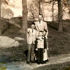 DAVE KELLEY WITH HIS SONS TOMMY - DANNY - MICKY MID 1950S
