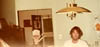 JACK KELLEY AT HALLOWEEN IN GLENVILLE DE DINNING ROOM MID 1980S