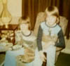 JACK KELLEY WITH HIS NEPHEW CHRIS WOJNISZ IN HIS FATHERS VILONE VILLAGE HOME MID 1970S