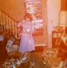 KATHY KELLEY AT HER FATHERS HOUSE IN VILONE VILLAGE DE EARLY 1970S