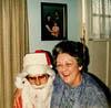 MARION AND DAVE KELLEY AT FAMILY CHRISTMAS PARTY MID 1980S