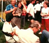 NICK PANCO WITH HIS WIFE CONNIE KELLEY AND AUNT CONNIE-UNCLE MARTIN MID 1980S